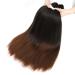 Xusuperb 30-Inch Pre-Stretched Braiding Hair - Ombre Brown 6 Pack | Soft Knotless Yaki Extensions for Easy Braids | Kanekalon Kunsthaar - Buy Online on GoSupps.com