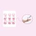 100 PCS Adhesive Holder Ring Cups for Eyelash Extensions - Pink Fanning Cups - Disposable Glue Rings - Essential Eyelash Extension Accessories - Buy Online on GoSupps.com