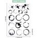 GlobleLand Clear Silicone Stamp for Scrapbook, Tea & Coffee Stains Background Design - 4.3 x 6.3 Inch - Buy Online on GoSupps.com