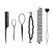 Rtrtgs 6 PCs hair braiding tool hair styling accessories hair knot braid maker hair accessories styling set hair loop tool kit diy style women women hairstyle help band spiral for hair clipping