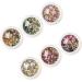 LALAFINA 6sets Shiny Multi Women Manicure Rhinestone Glitter Crystal Home Salon Stones Art Nail Stickers Lovermixed Beautiful Jewelry Ladies Crystals Ornament Accessories Style Glass 4X4X1.5cm Assorted Color - Buy Online on GoSupps.com
