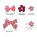 Petunny Cute Flower Hair Clips for Girls - 10Pcs Fully Lined Barrette Accessories for Kids (Random Color) - Buy Online on GoSupps.com