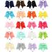 CLSSLVVBN Large Hair Band Bow Knot Elastic Ornaments Adjustable Decorative Snag Free Ponytail Holder Bobbles Scrunchies Girls Light Blue - Buy Online on GoSupps.com