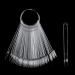 Rnitle Transparent Nail Swatches Sticks - 50 Piece Fan-shaped Board for Nail Polish Display and Practice - Clear Nail Colour Display - Buy Online on GoSupps.com