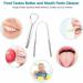 Stainless Steel Tongue Cleaner & Scraper - Ultimate Oral Hygiene Tool for Fresh Breath - Effective Mucosal Cleaning - Buy Online on GoSupps.com