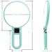 Dolovemk Travel Makeup Mirror with Stand - Double Sided 15x Magnification Hand Mirror in Green - Buy Online on GoSupps.com