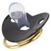 Silicone Baby Pacifier with Clips - Bling Pacifier for 6-18 Months - Black | International Shipping - Buy Online on GoSupps.com