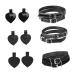 3 Sets High Heels Heel Stickers High Heels Pad Detachable Ankle Straps Heel Pads Heel Shoe Straps Leather Shoe Straps Shoelace for High Heel Shoelace Accessories Shoe Accessories