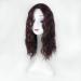 Cloud Wavy Full Head Wear Topper 18x18cm Middle Part Synthetic Head Top Replacement Wig Free Part Clip in Thick Hairpiece (45cm Dark Brown) - Buy Online on GoSupps.com
