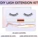 Miuffue C Curl DIY Lash Extension Kit - 10Pcs 14mm Lash Clusters with Bond & Seal, Applicator Tool, Glue Starter Kit for Self Application - Fluffy Style | KIT-001-C Curl-14mm - Buy Online on GoSupps.com