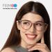 Shop Firmoo Blue Light Filter Reading Glasses - Prescription 1.0x for Men & Women | Anti-Glare Visual Aid - Purple Color - Buy Online on GoSupps.com