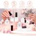Nude Gel Polish Set for French Manicure - 6 Transparent Colors for Home Salon, LED UV Curing - 7.5ml Each - Buy Online on GoSupps.com