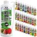 C.P.Sports beverage syrup for mineral drink i syrup sugar-free for vital drink cactus fig with vitamins i beverage concentrate for mixing with water for sports drink I 2 liter + 2 pump donor cactus fig (2 Pack)