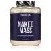 Vanilla Naked Mass - All Natural Weight Gainer Protein Powder - 8lb Bulk  GMO Free  Gluten Free & Soy Free. No Artificial Ingredients - 1 260 Calories - 11 Servings