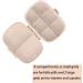 4 Pack Travel Pill Organizer - 8 Compartments Moisture-Proof & Portable Daily Medicine Case for Vitamins & Supplements - Buy Online on GoSupps.com