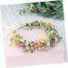Gogogmee Artificial Flower Headband Headband Bridal Headpieces for Wedding Floral Wreath Headband Boho Hair Ties Lady Headband Flower Rose Wreath Bridal Fairy Headpiece Tiara Fabric - Buy Online on GoSupps.com