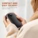 10000mAh Rechargeable Electric Hand Warmer & Power Bank | Fast Heating | Double-Sided | 3-in-1 | Digital Display | Sunset Light - Black - Buy Online on GoSupps.com