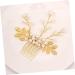 DOITOOL Hair Accessories Comb Pearl Hair Ties Hair Decorations Headdress Rhinestone Barrettes Rhinestone Hair Clip Wedding Decoration Pearl Beaded Headband Manual Bride Hair Comb - Buy Online on GoSupps.com