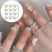 Silver Butterfly Nail Charms+Dual Head Nail Cuticle Pusher 3D Nail Charms Butterflies Shape Nail Gems Butterfly Decorations Alloy Butterfly Nail Art Charms Supplies DIY Manicure Design - Buy Online on GoSupps.com
