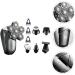 4 Sets Waterproof Electric Shaver for Men | Rechargeable Handheld Razor & Beard Trimmer | Travel-Friendly Six Heads Grooming Tool - Buy Online on GoSupps.com