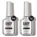 GAOY Crystal Glossy Gel Top Coat and Base Coat Set 16ml 2 Pcs High-Gloss Top Coat and No Wipe Foundation Combination for UV Light Gel Nail Polish Crystal Glossy Gel Top and Base Coat Set