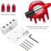 DIY Lipstick Mol d 4 Cavities Aluminum Alloy Lipstick Making Mould Homemade Balm Lip Mol d Lip Balm Making Tool Lip Balm Mol d Crafts Tool for Women (Three Use) - Buy Online on GoSupps.com