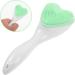 Healeved Facial Cleansing Brush Silicone Waterproof Face Scrubber Heart Shape Manual Handheld Facial Exfoliator Blackhead Face Wash Brush for Deep Cleaning Skin Care - Buy Online on GoSupps.com