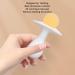 Baby Teether Stick Newborn Teething Toy Easy Clean Sensory Development Candy Shape Large Silicone Boiled for 6-12 Months (Yellow White) - Buy Online on GoSupps.com