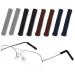 HSLXBY 4 pairs of glasses brackets soft knit cotton glass fabric glass holder ear anti -slip glasses brick elastic comfort glasses accessories suitable for sunglasses glasses presbyopes