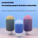 Pure Vie Travel Bottles - 4PCs Leak-Proof 90ml Silicone Toiletries Set for Travel Essentials & Accessories - Buy Online on GoSupps.com