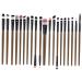 SOESFOUFU 20pcs Eyeshadow Tools Eyeliner Eyeshadow Brush Kit Makeup Brush Kit