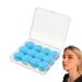 Swimming Ear Plugs - Waterproof Ear Plugs | 12PCS Soft Earplugs for Sleep | Noise-Canceling Reusable Earplugs | Silicone Ear Plugs for Sleeping and Swimming | Comfortable Protection