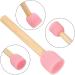 40-Piece 0.8 inch Round Sponge Foam Brush Set with Wooden Handle - Painting Crafts Tool - Buy Online on GoSupps.com
