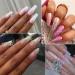 GZMAYUEN Chrome Nail Powder Set - 6 Colors Mirror Effect Metallic Pigment for Stunning Nails | International Shipping Available - Buy Online on GoSupps.com