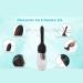 Brrnoo Automatic Inlet Pear for Men & Women - Rechargeable Anti-Backflow Anal Cleaning Set | 11.8 Silicone Hose & 3 Nozzles | Intestinal Cleaning 12.6 oz - Buy Online on GoSupps.com