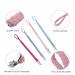 Shop LATRAT 4-Piece Cotton Pacifier Chain Set | Durable Fabric Attachments for Babies | Stylish Bibs & Triangular Design - Buy Online on GoSupps.com