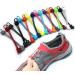Buy Bupimufi No-Tie Elastic Shoelaces for Kids - Neon Green & Gray Quick Closure Shoe Straps - Perfect for Easy Use & Comfort - Buy Online on GoSupps.com