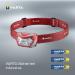 Buy Varta LED Headlamp with 3 AAA Batteries - H20 Pro Outdoor Sports Splash-Proof Dimming Function 3 Light Modes Swiveling Head Red - Buy Online on GoSupps.com