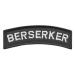 LEGEEON Berserker Shoulder Tab Viking Norse Icelandic Heathen Army Military Morale Tactical Touch Fastener Patch