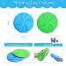 Nobleza Dog Frisbee 2 Pack Large Natural Rubber Frisbee Dog Toy Durable Dog Flying Disc Saucer Floating Lightweight Interactive Fetch Toy for Dogs Training Diameter 20 cm Blue & Green Two-color mixed - Buy Online on GoSupps.com
