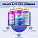 Amaze ACV Keto Max Gummies - Organic Apple Cider Vinegar Weight Loss Support - 60 Gummies - Buy Online on GoSupps.com