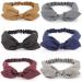 6 Pcs Hogoo Bow Headbands for Women Cute Headband Vintage Solid Color Stretchy Hair Bands Fashion Turban Fabric Headwrap Hair Accessories for Women Girls 6 Pcs Vintage Solid Color