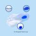 Heel Cups for Plantar Fasciitis - 3/4 Length Silicone Pads for Pain Relief & Bone Spurs - Best Insoles for Men (10.5-12.5 - Buy Online on GoSupps.com