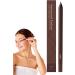 Eyeliner pencil 2 in 1 eyebrow pencil 24 Hour Waterproof Eyeliner Pen Smudgeproof Cosmetic Makeup Precision Defining Pen for Women Girls Daily Use Travel - Buy Online on GoSupps.com
