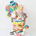 Large Lollipops - Swirly Lollies - Rainbow Lollipops - Lolly - Cake Toppers 100g 1 Lollipop (Rainbow - Mixed Fruit) - Buy Online on GoSupps.com