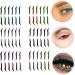 Mipcase Makeup Brishes 18 Pcs Eyeliner Beauty Supply Double Eyelid Tapes Eye Makeup Stickers Eye Line Strip Applique Flash 1 count (Pack of 1) Assorted Colorx3pcs - Buy Online on GoSupps.com