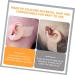 10 Pairs White Silicone Ear Correction Support Protruding Valgus Correctors - Discreet External Tape for Auricle - 4.4x3.6cm - Buy Online on GoSupps.com
