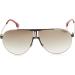 Carrera Ca1005/S Men's Pilot Sunglasses Black Gold/Brown Gradient 66mm - Buy Online on GoSupps.com