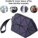 Shiny Geometric Striped Cosmetic Bags - Portable Waterproof Makeup Organizers for Travel | International Shipping Available - Buy Online on GoSupps.com