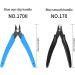 4 Pcs Wire Cable Cutters Side Cutters Precision Flush Cutters Wire Strippers Electrical Snips Pliers Strippers Cutters Electrical with Soft Grip for Jewelry Craft DIY - Blue/Black - Buy Online on GoSupps.com
